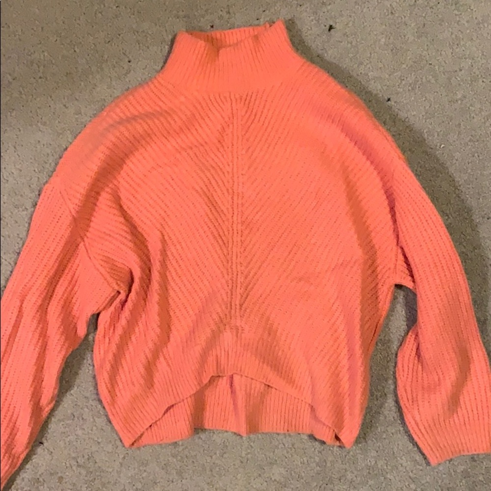 turtleneck knit sweater